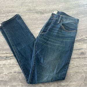 NEW Todd Snyder Slim Fit 34 x 34 Dark Blue Distressed Jeans 100% cotton Men’s